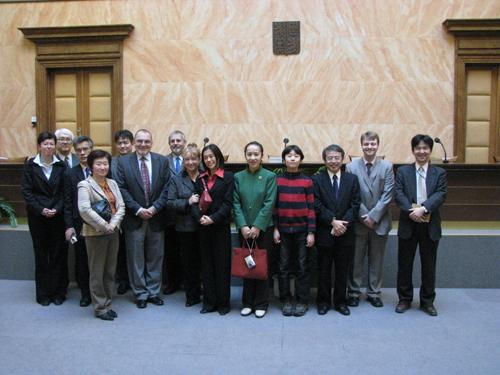 Ústavní soud přivítal delegaci profesorů z japonských univerzit 