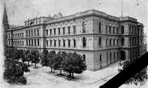 Historická fotografie budovy Ústavního soudu